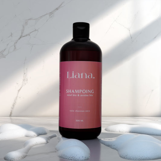 shampoing miel & avoine bio 500ml : cuir chevelu sec